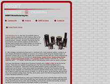 Tablet Screenshot of orbithydraulics.com